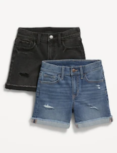 Old Navy Pearland set of 2 denim shorts.