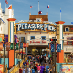 romantic galveston getaway, pleasure pier is a great place to go!