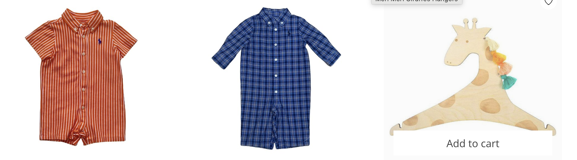 blue romper for baby boy from blue leaf